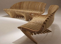 Декоративная скамейка